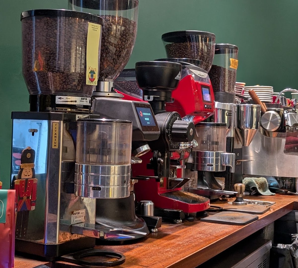 Interior of KAYA, specialty coffee shop in Athens