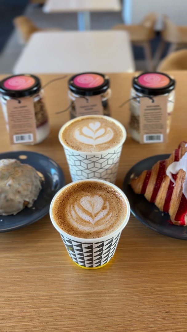 Coffee at Pilot Coffee Roasters, specialty coffee shop in Toronto