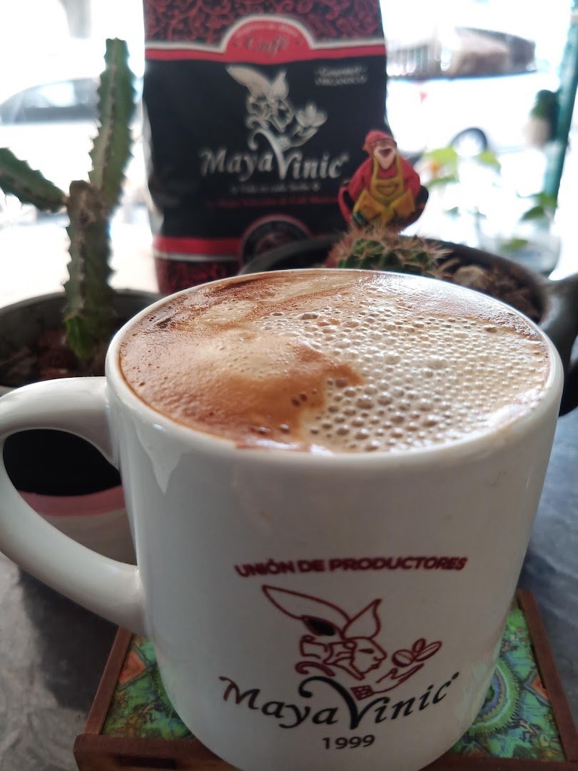 Coffee at Kfe Maya Vinic, specialty coffee shop in Mexico City