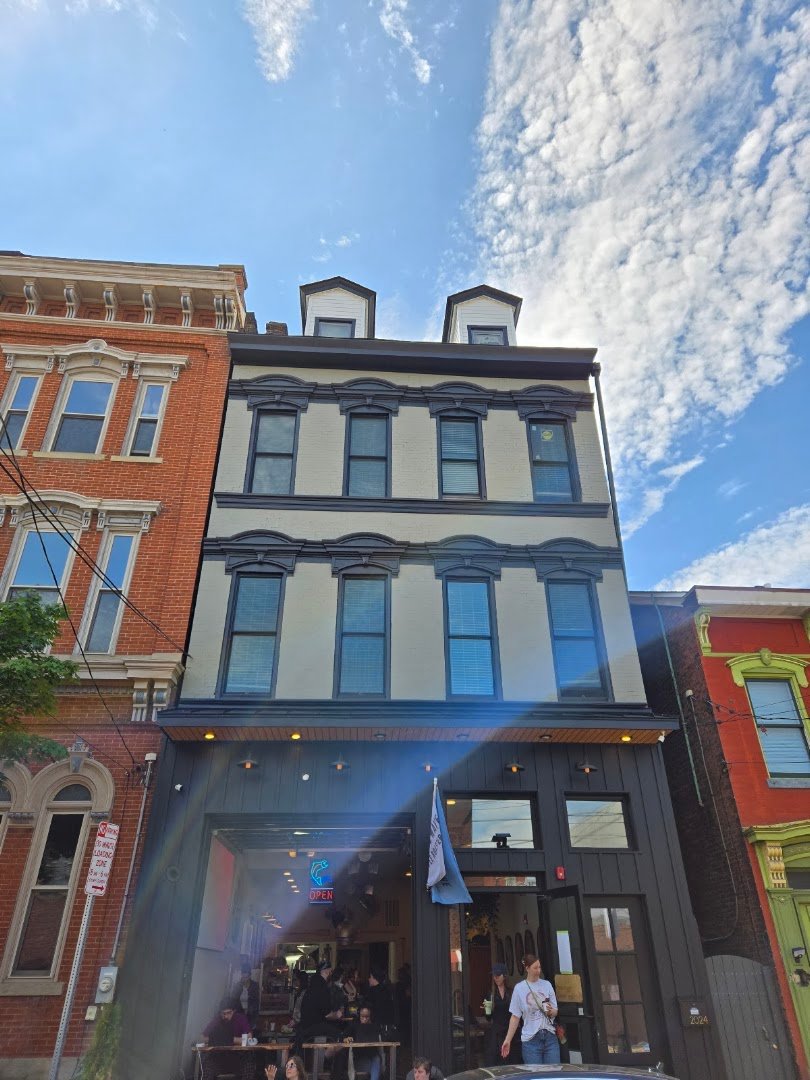Storefront of Standing Wave Coffee, specialty coffee shop in Pittsburgh