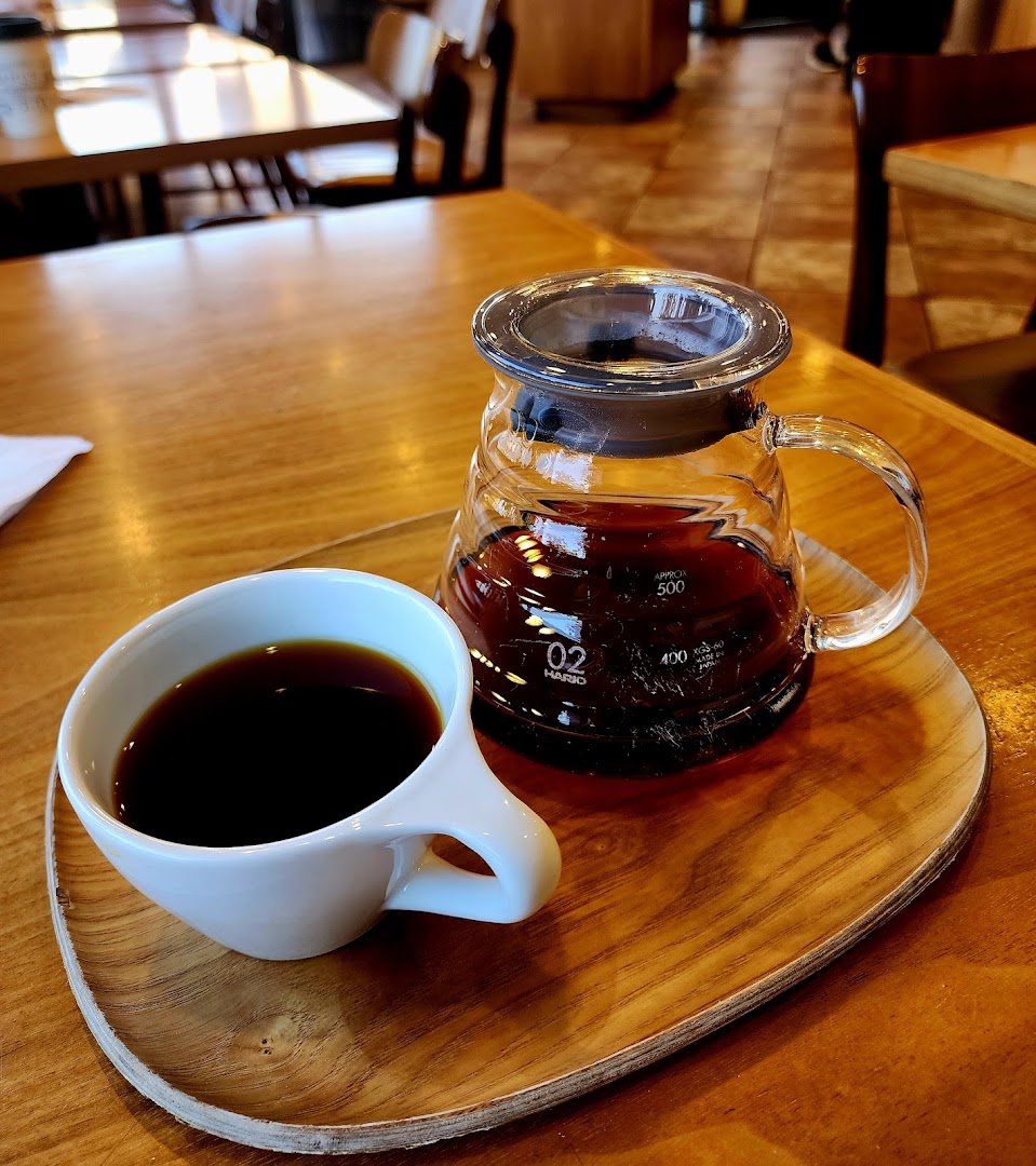 Coffee at Temple Coffee Roasters, specialty coffee shop in Sacramento