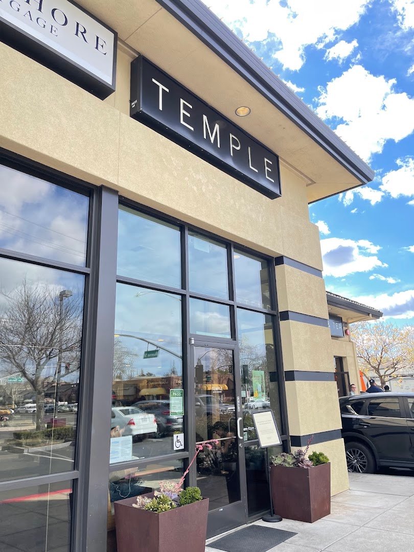Storefront of Temple Coffee Roasters, specialty coffee shop in Sacramento