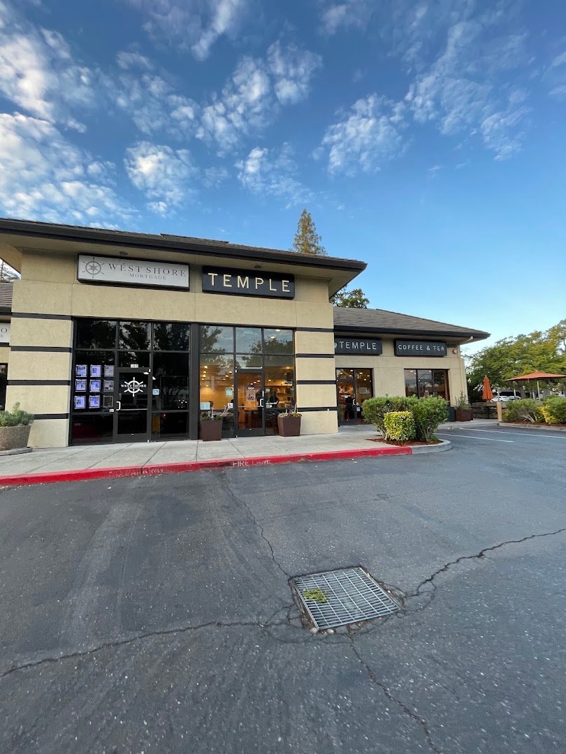 Storefront of Temple Coffee Roasters, specialty coffee shop in Sacramento
