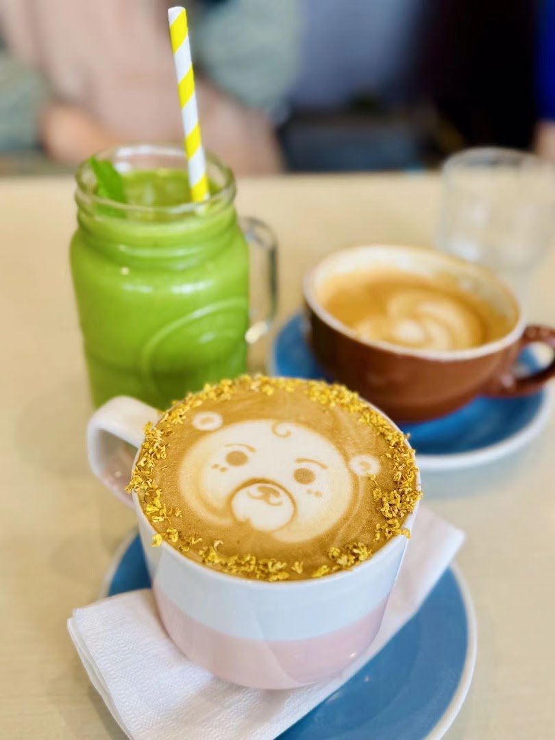 Coffee at Bambina, specialty coffee shop in Auckland