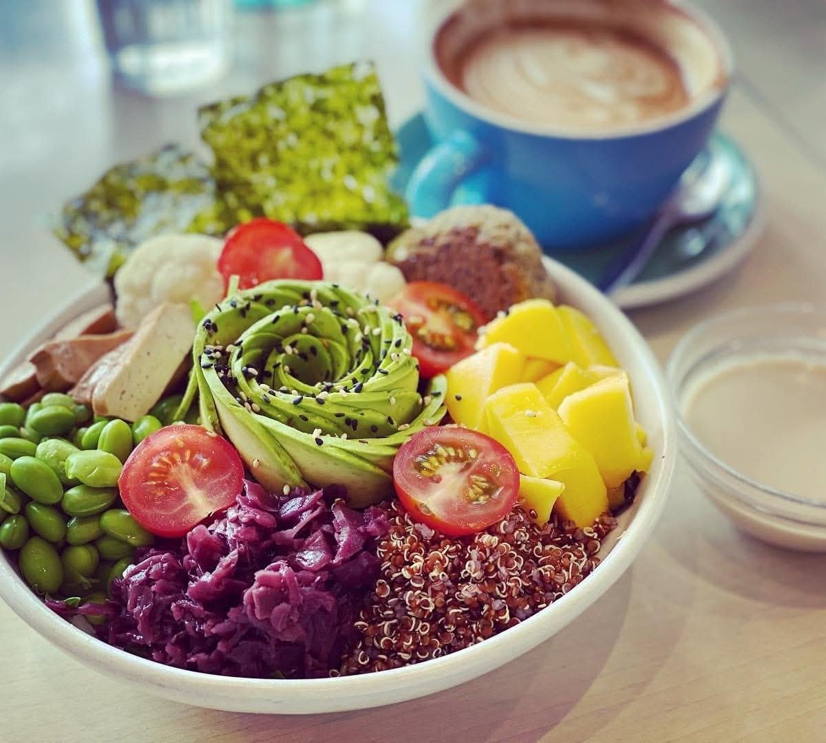 Coffee at Bambina, specialty coffee shop in Auckland