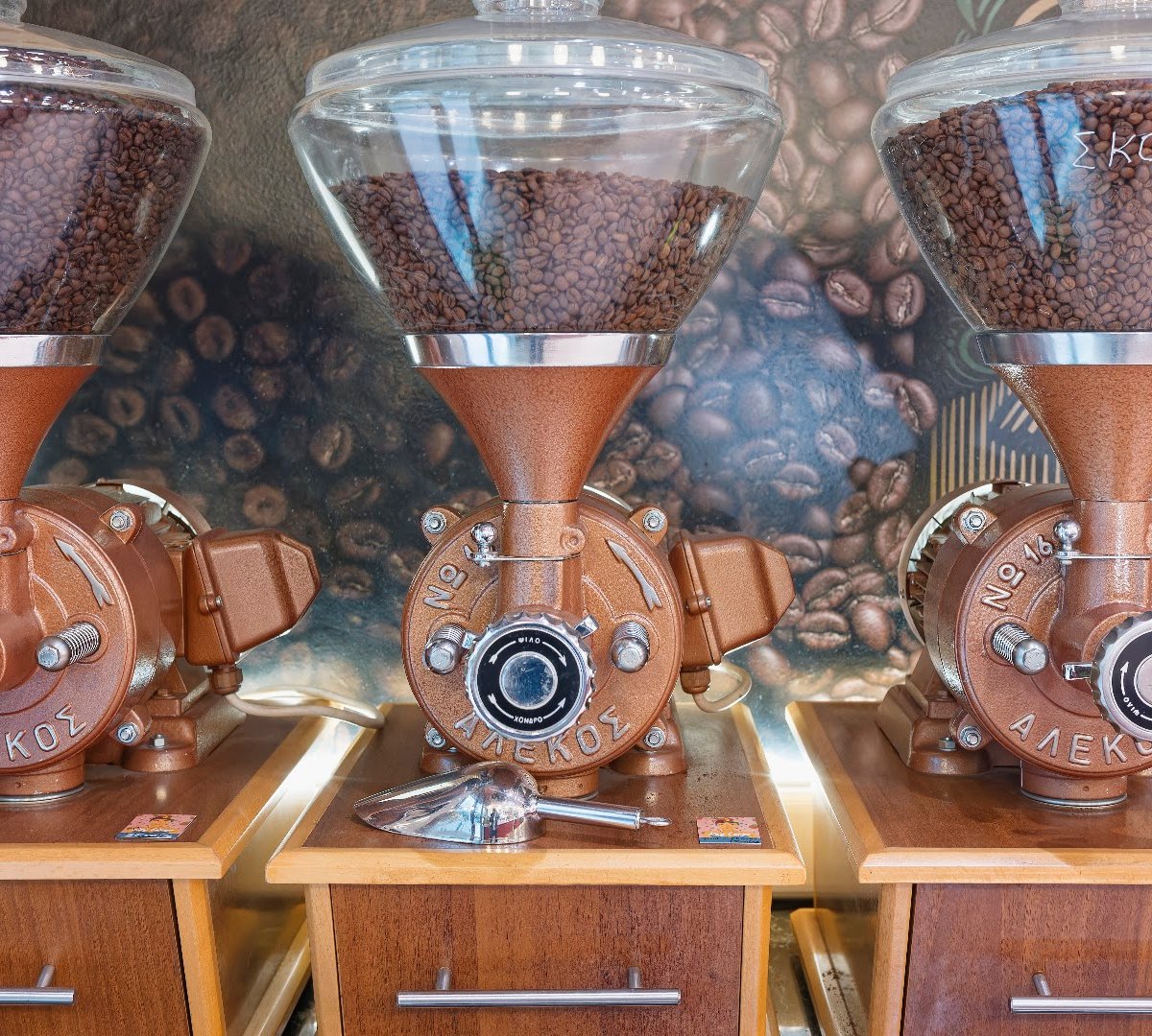 Interior of Key Largo, specialty coffee shop in Athens