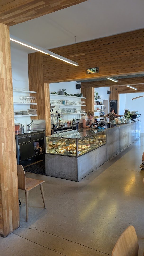 Interior of Místo, specialty coffee shop in Prague