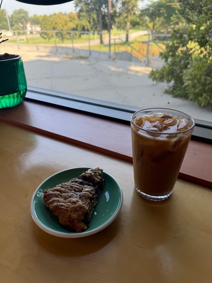 Coffee at Myrtle&Cypress Coffeehouse, specialty coffee shop in Omaha