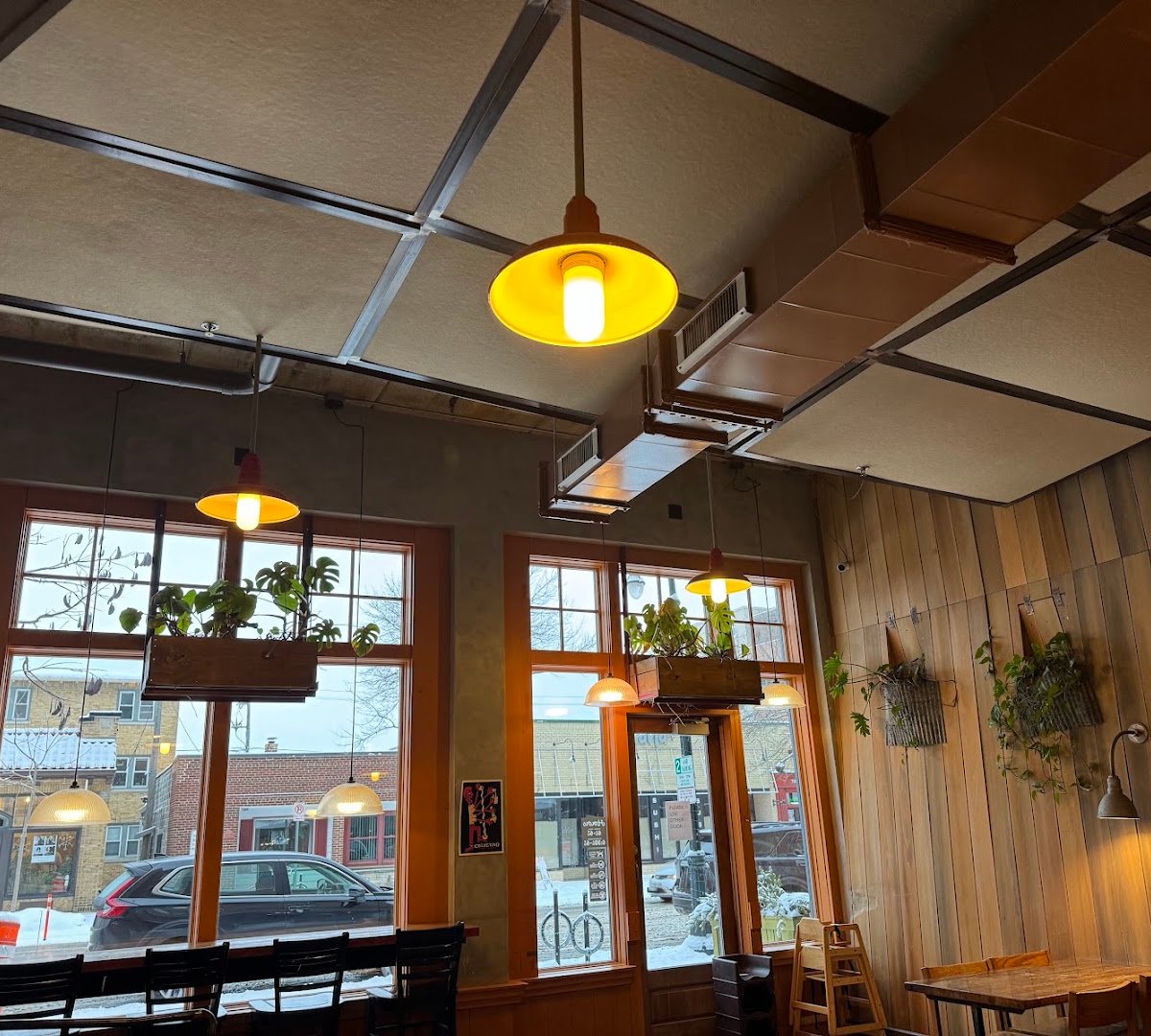 Interior of Colectivo Coffee Shorewood, specialty coffee shop in Milwaukee