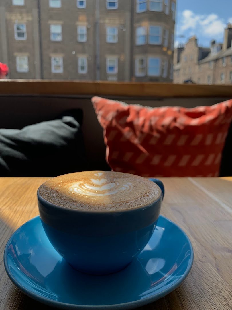 Coffee at Machina Espresso, specialty coffee shop in Edinburgh
