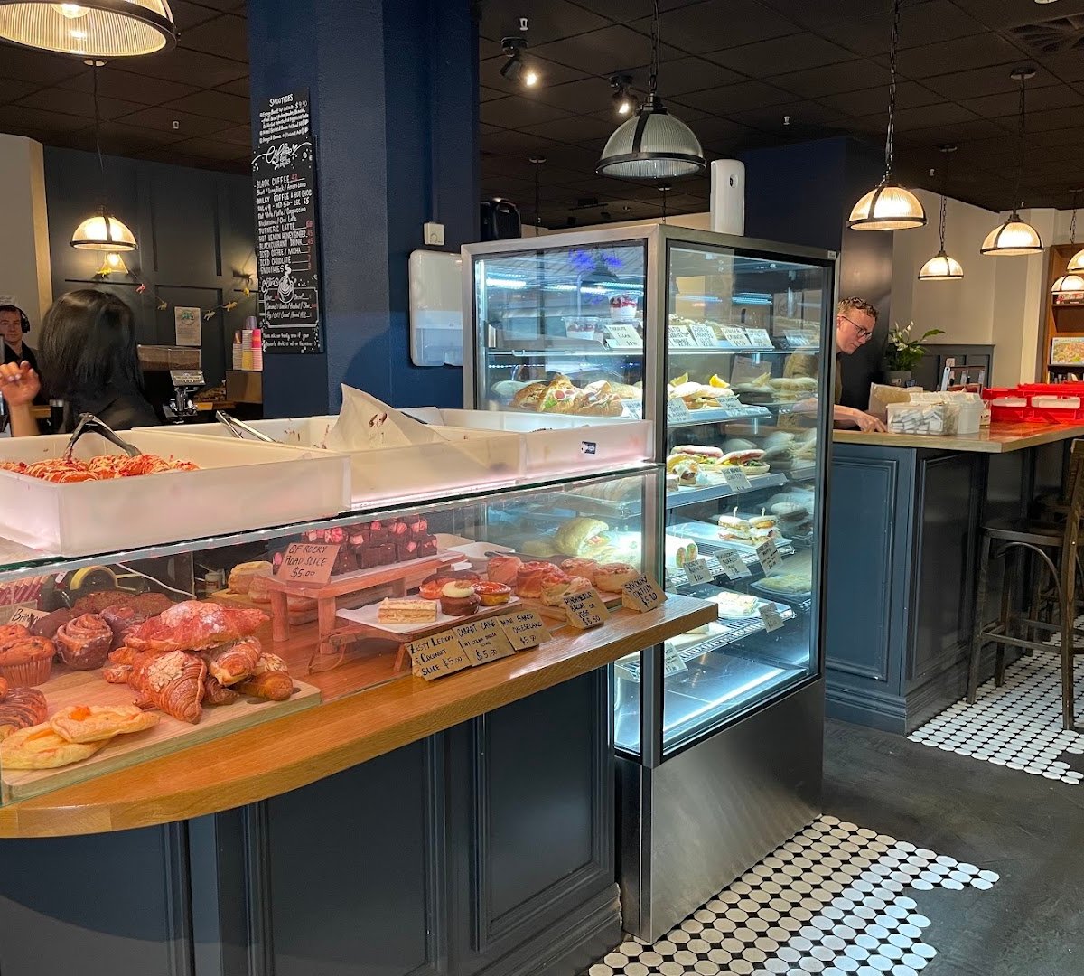 Interior of Extra Extra Cafe, specialty coffee shop in Wellington
