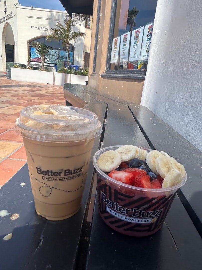 Coffee at Better Buzz Coffee La Jolla, specialty coffee shop in San Diego