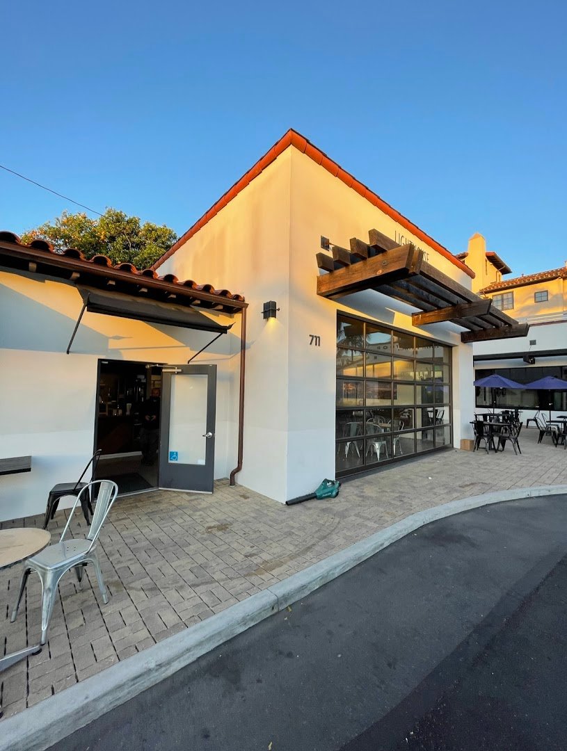 Storefront of Lighthouse Coffee, specialty coffee shop in Santa Barbara