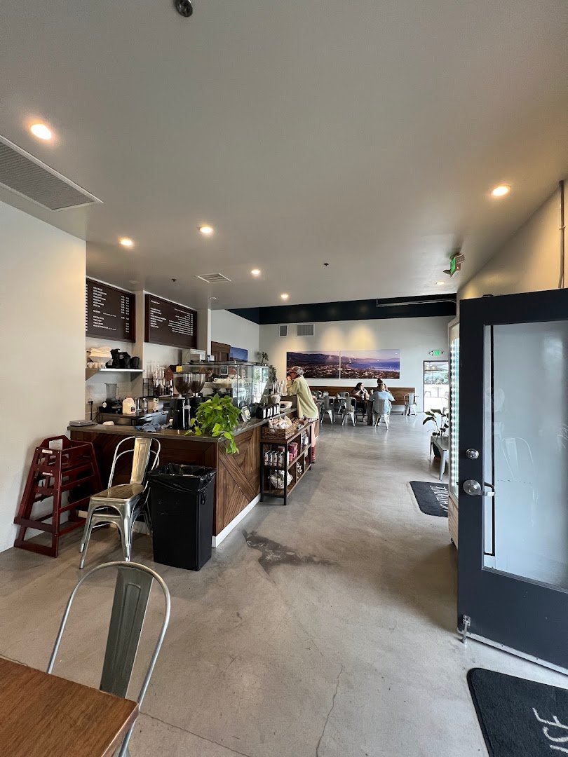 Interior of Lighthouse Coffee, specialty coffee shop in Santa Barbara