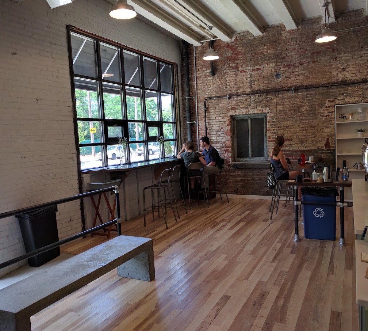 Interior of Duck Rabbit Coffee, specialty coffee shop in Cleveland