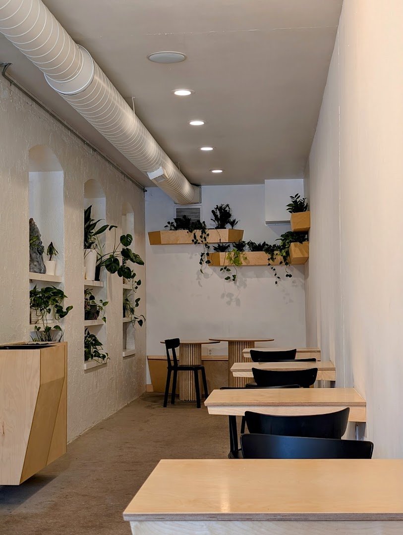 Interior of Duck Rabbit Coffee, specialty coffee shop in Cleveland