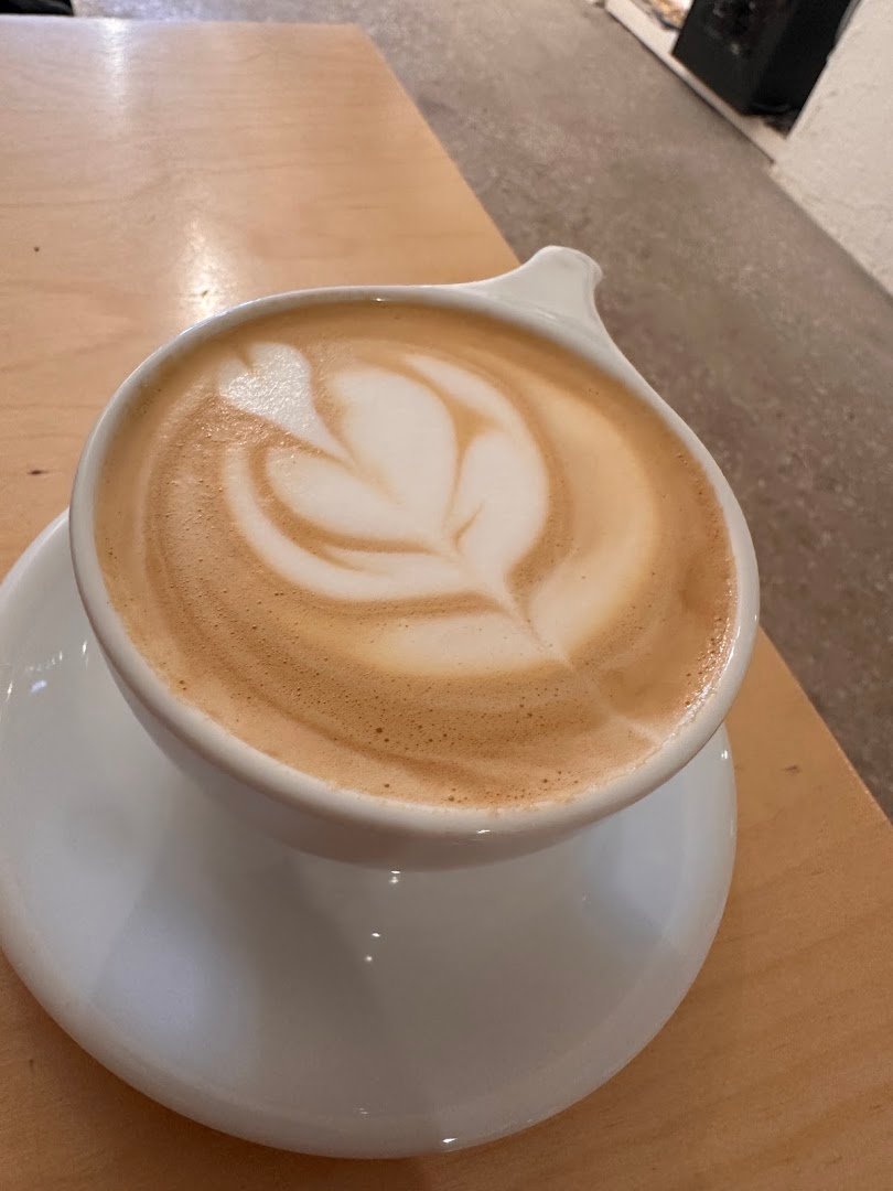 Coffee at Duck Rabbit Coffee, specialty coffee shop in Cleveland