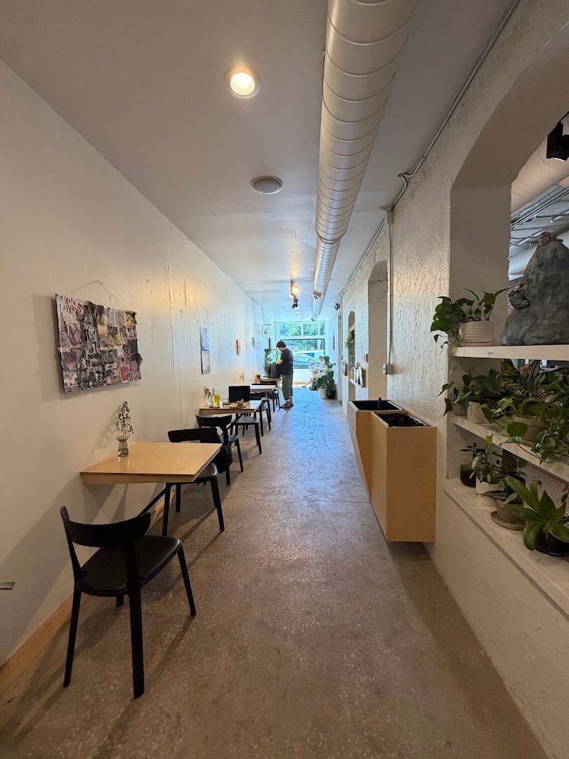 Interior of Duck Rabbit Coffee, specialty coffee shop in Cleveland