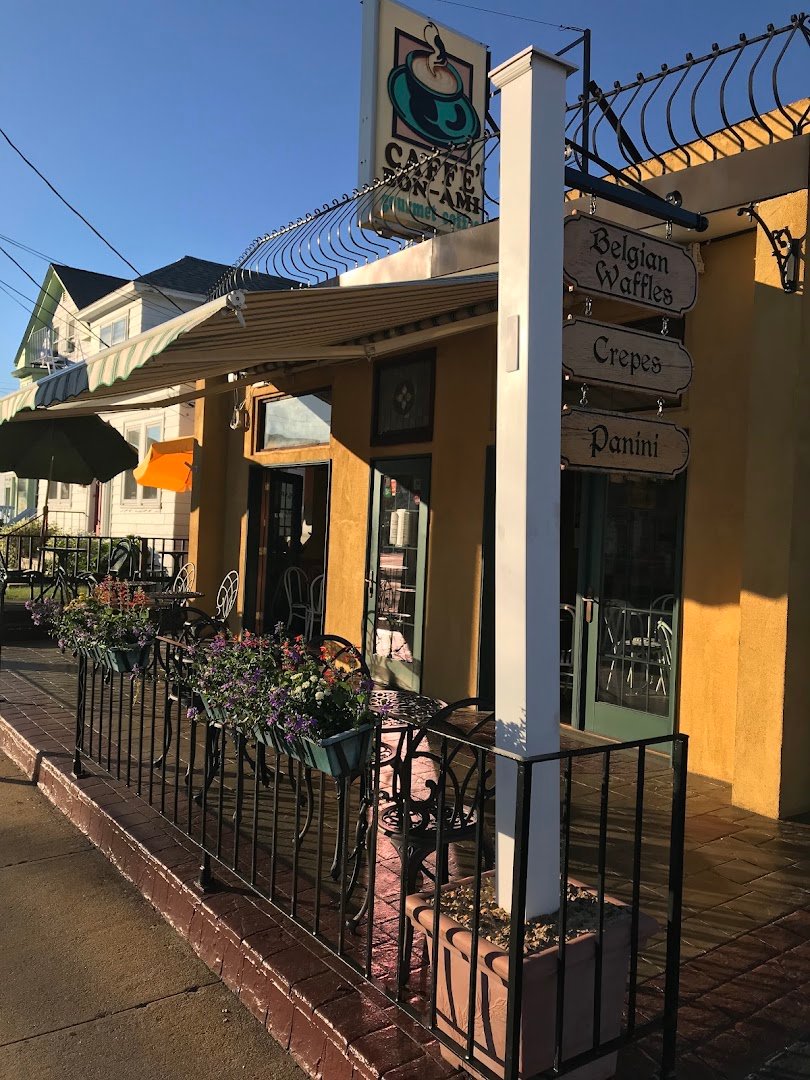 Storefront of Caffe-Bon-Ami, Inc., specialty coffee shop in Providence