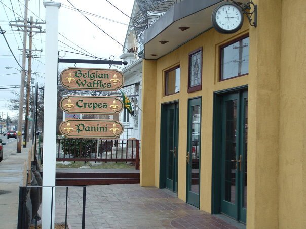 Storefront of Caffe-Bon-Ami, Inc., specialty coffee shop in Providence