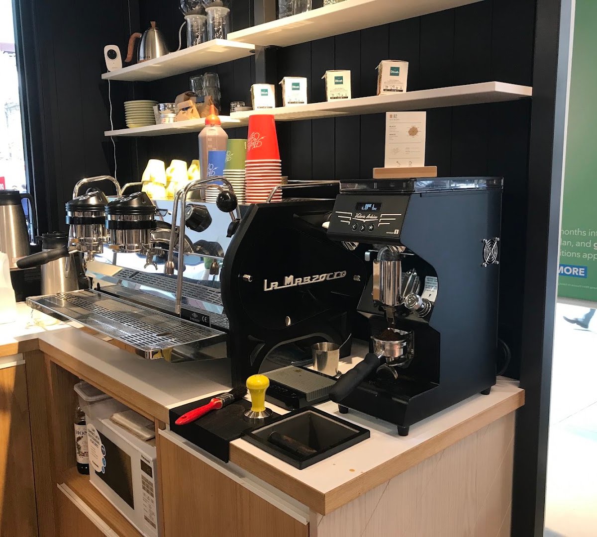 Interior of Flight Coffee, specialty coffee shop in Auckland