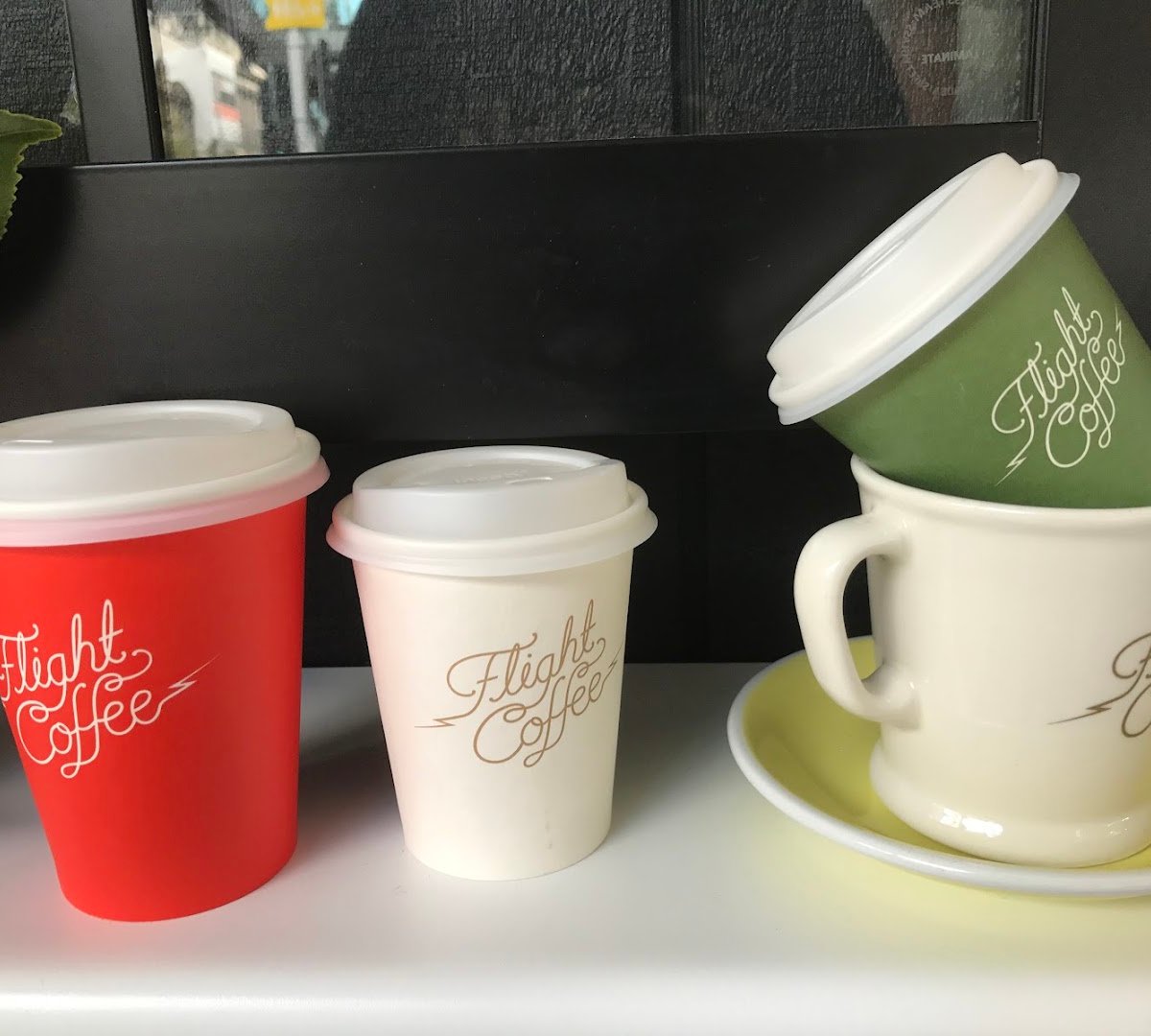 Coffee at Flight Coffee, specialty coffee shop in Auckland