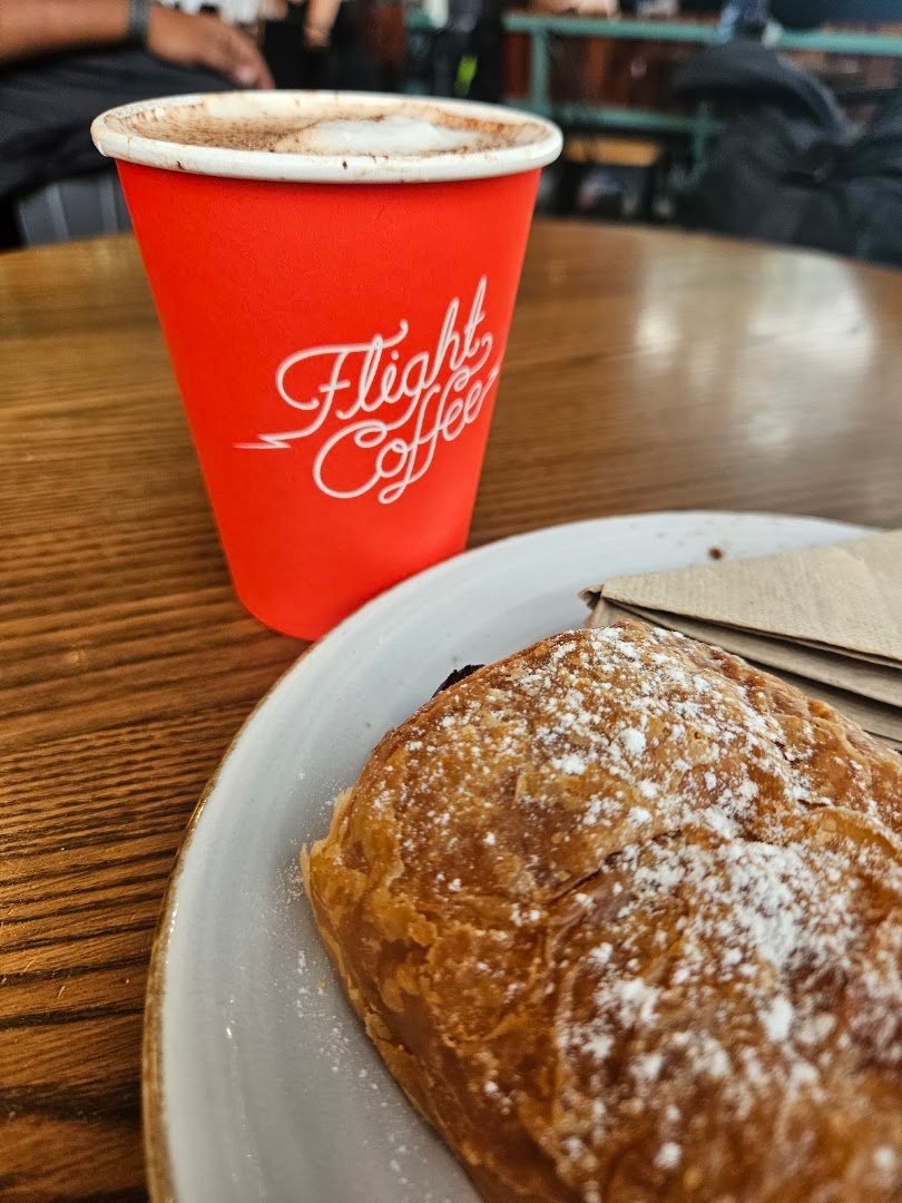 Coffee at Flight Coffee, specialty coffee shop in Auckland