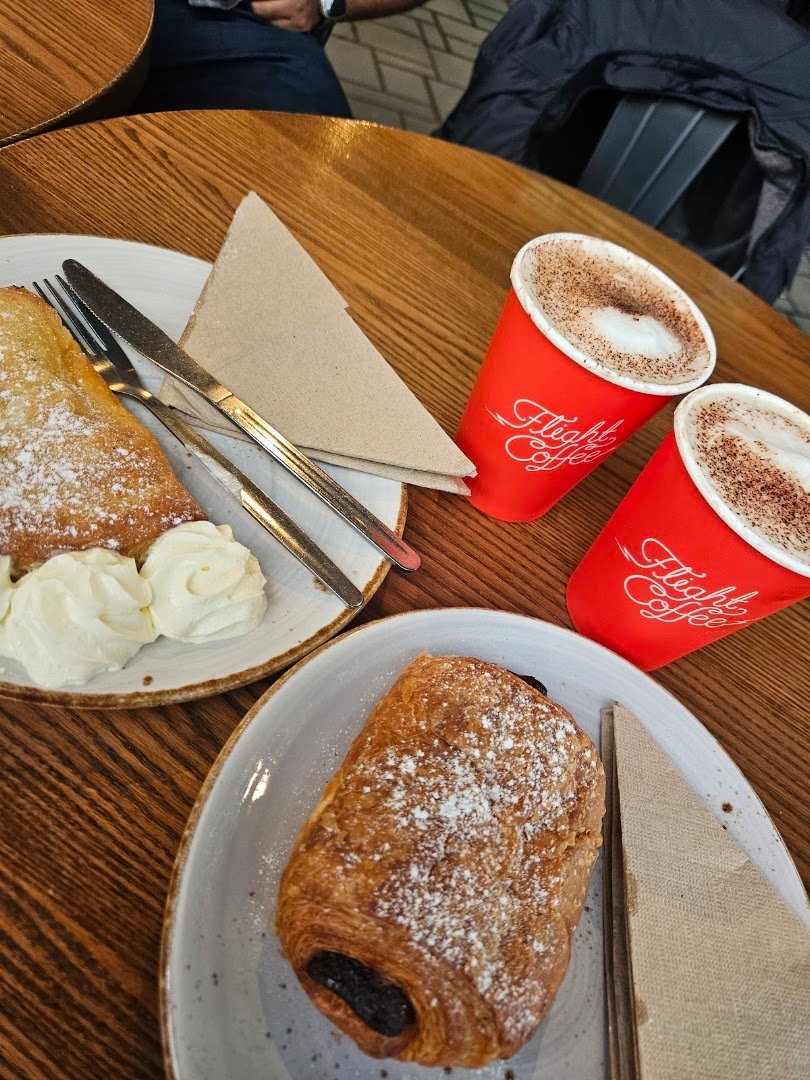Coffee at Flight Coffee, specialty coffee shop in Auckland