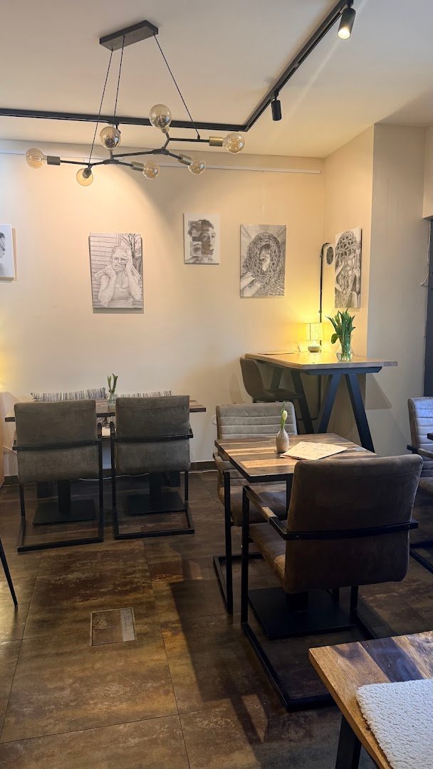 Interior of kavárna a pekárna 6,33, specialty coffee shop in Prague