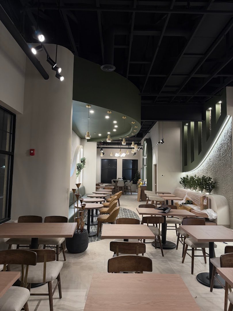 Interior of Albunn Coffee House, specialty coffee shop in Rochester
