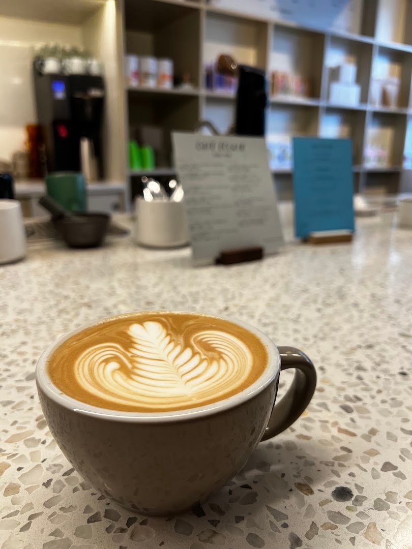 Coffee at Café Éclair, specialty coffee shop in Montreal