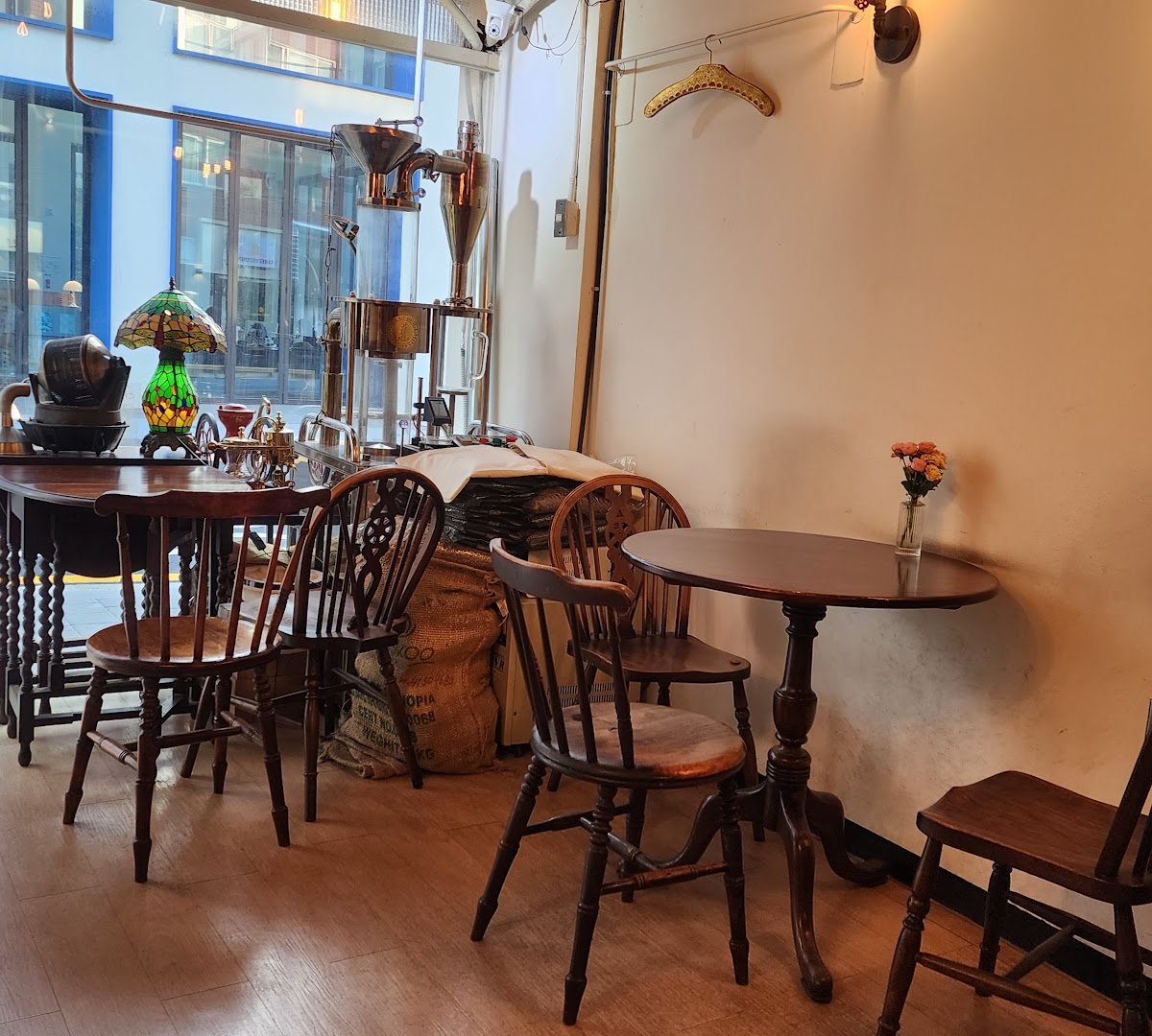 Interior of Coffee House Maisha, specialty coffee shop in Seoul