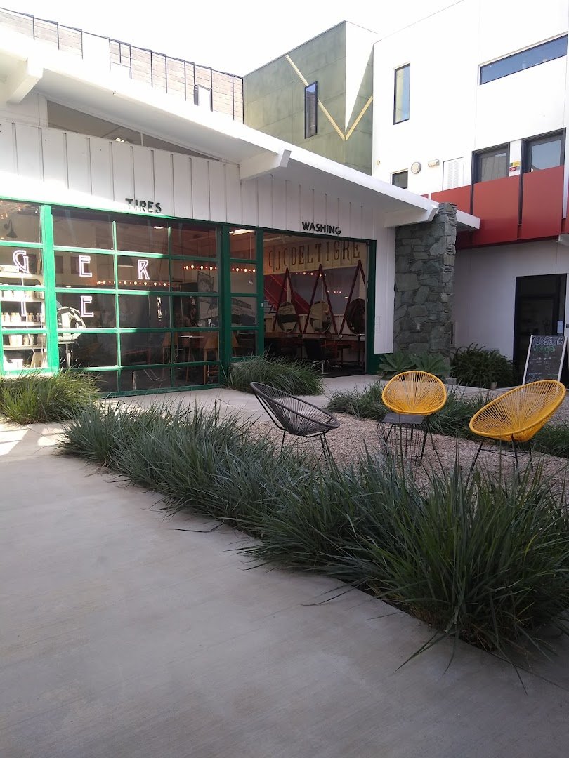 Storefront of Dark Horse Coffee Roasters., specialty coffee shop in San Diego