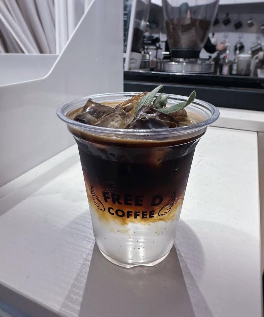 Coffee at Free D Coffee, specialty coffee shop in Hong Kong
