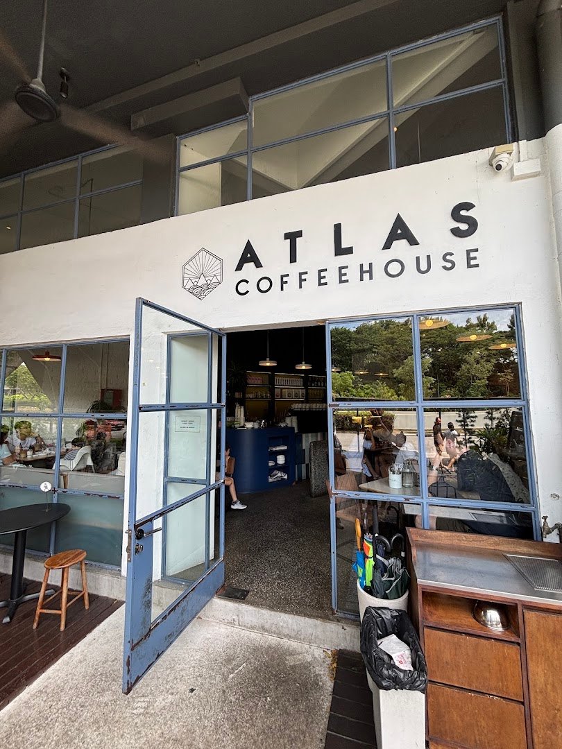 Storefront of Atlas Coffeehouse, specialty coffee shop in Singapore
