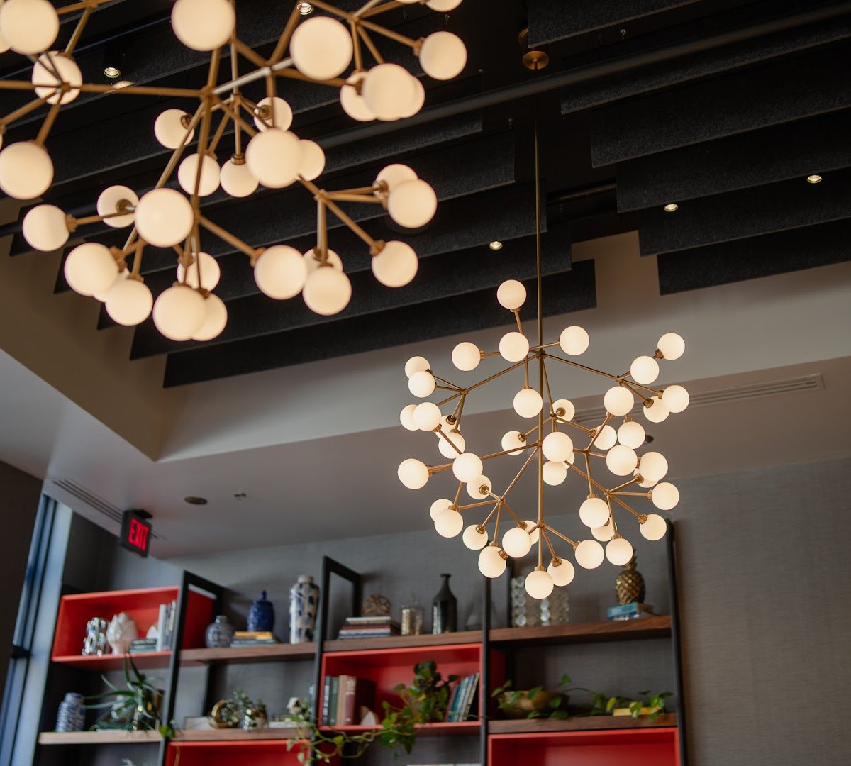 Interior of Kaldi's Coffee, specialty coffee shop in St. Louis