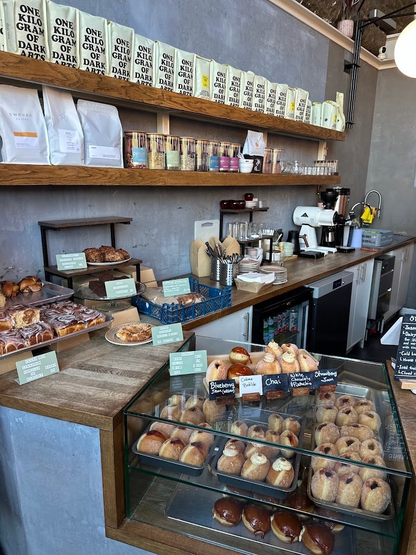 Interior of Room & Rumours Coffee, specialty coffee shop in Edinburgh