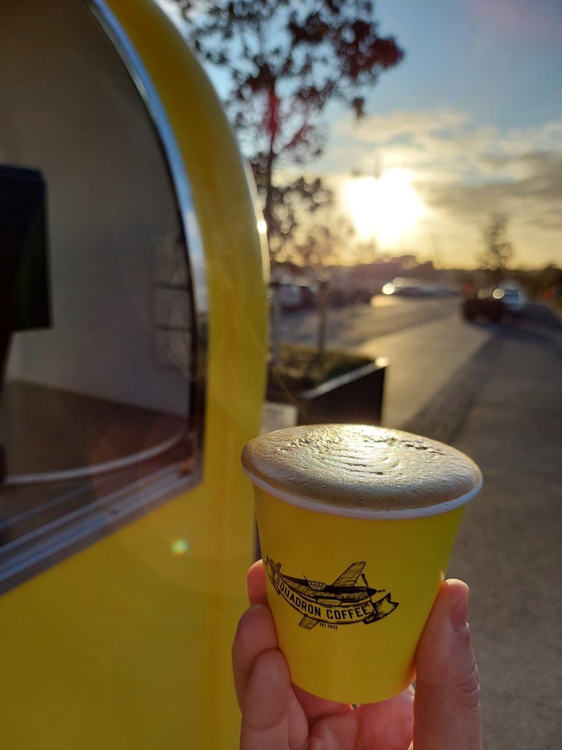 Coffee at Squadron Coffee, specialty coffee shop in Auckland