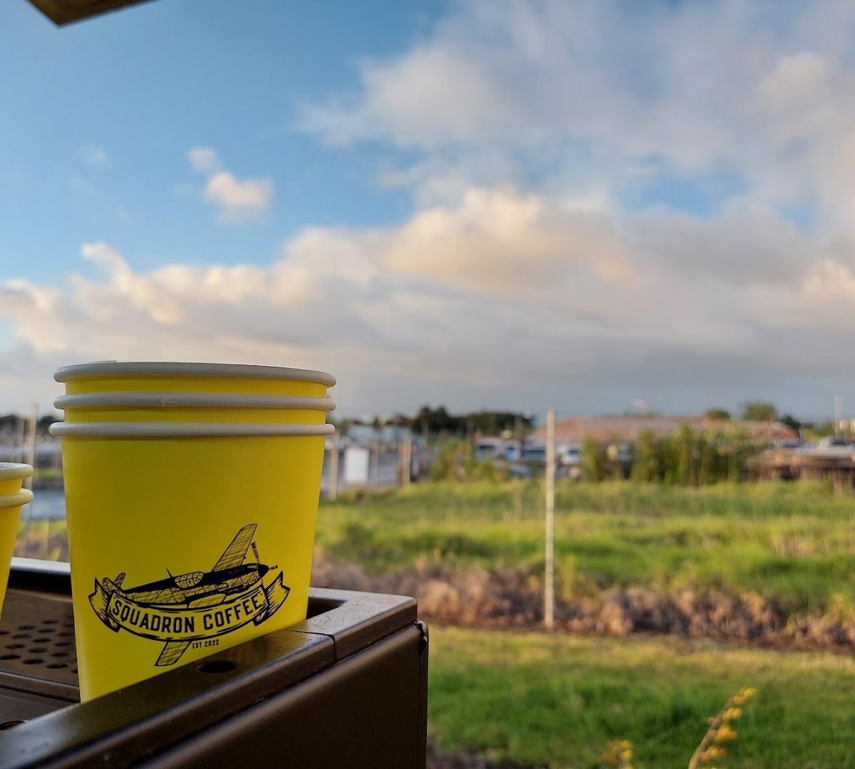 Coffee at Squadron Coffee, specialty coffee shop in Auckland