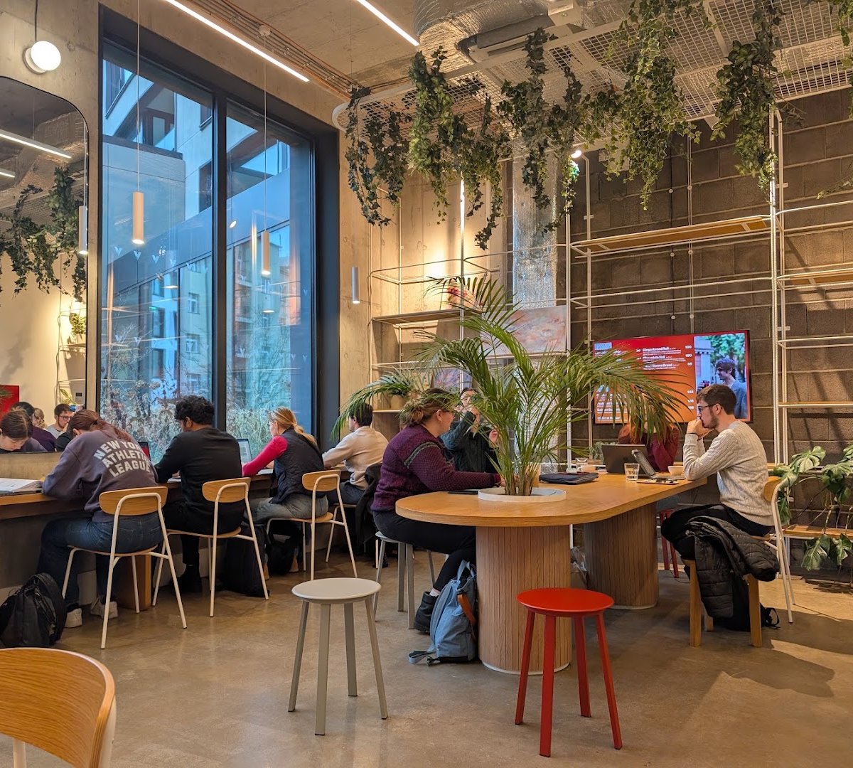 Interior of The Miners Coffee Victoria Palace, specialty coffee shop in Prague