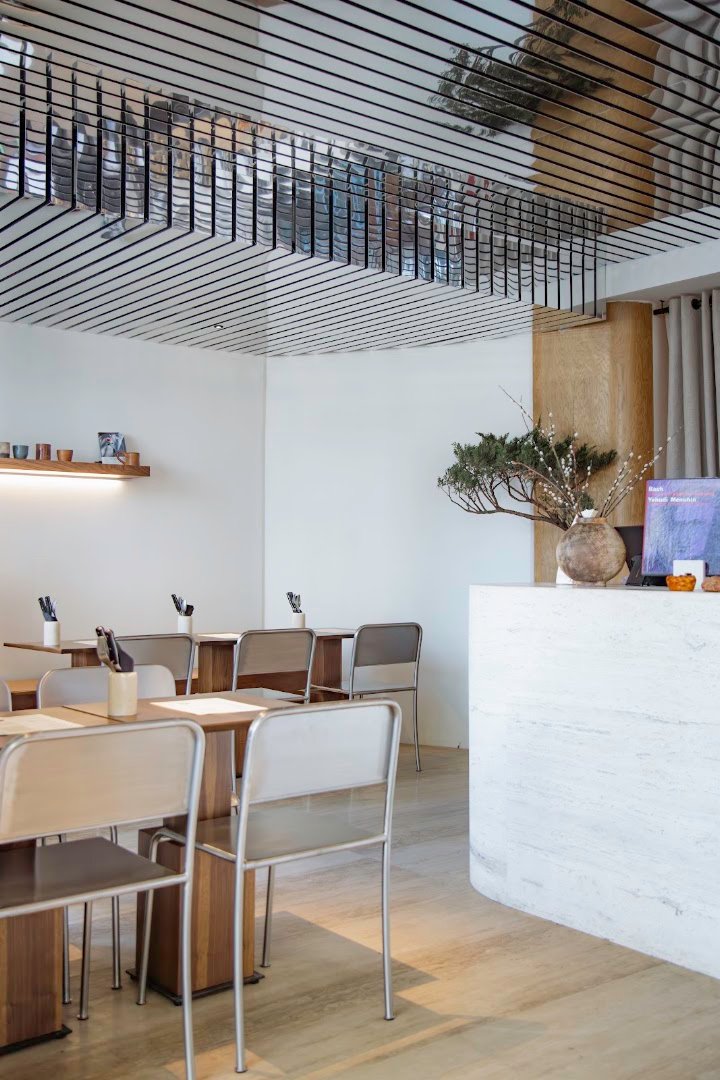 Interior of ANOTHeR, specialty coffee shop in Mexico City