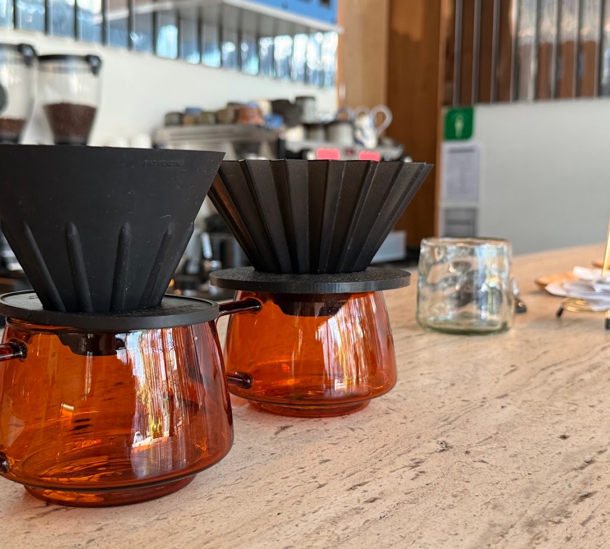 Interior of ANOTHeR, specialty coffee shop in Mexico City