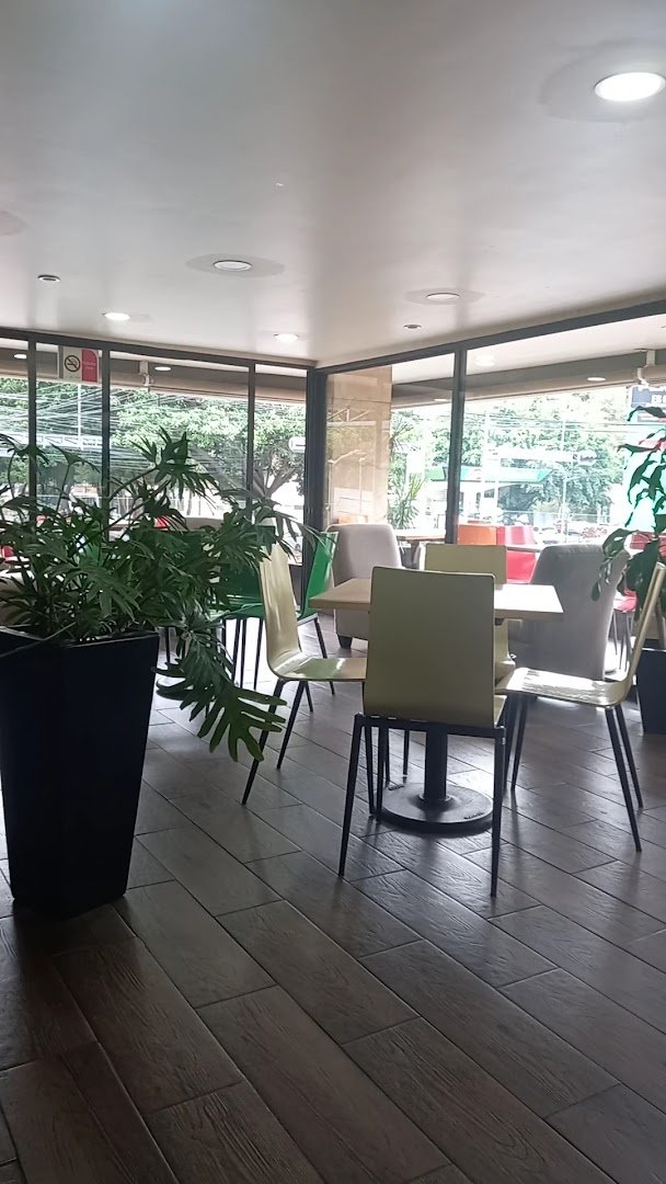 Interior of Bola de Oro, specialty coffee shop in Mexico City