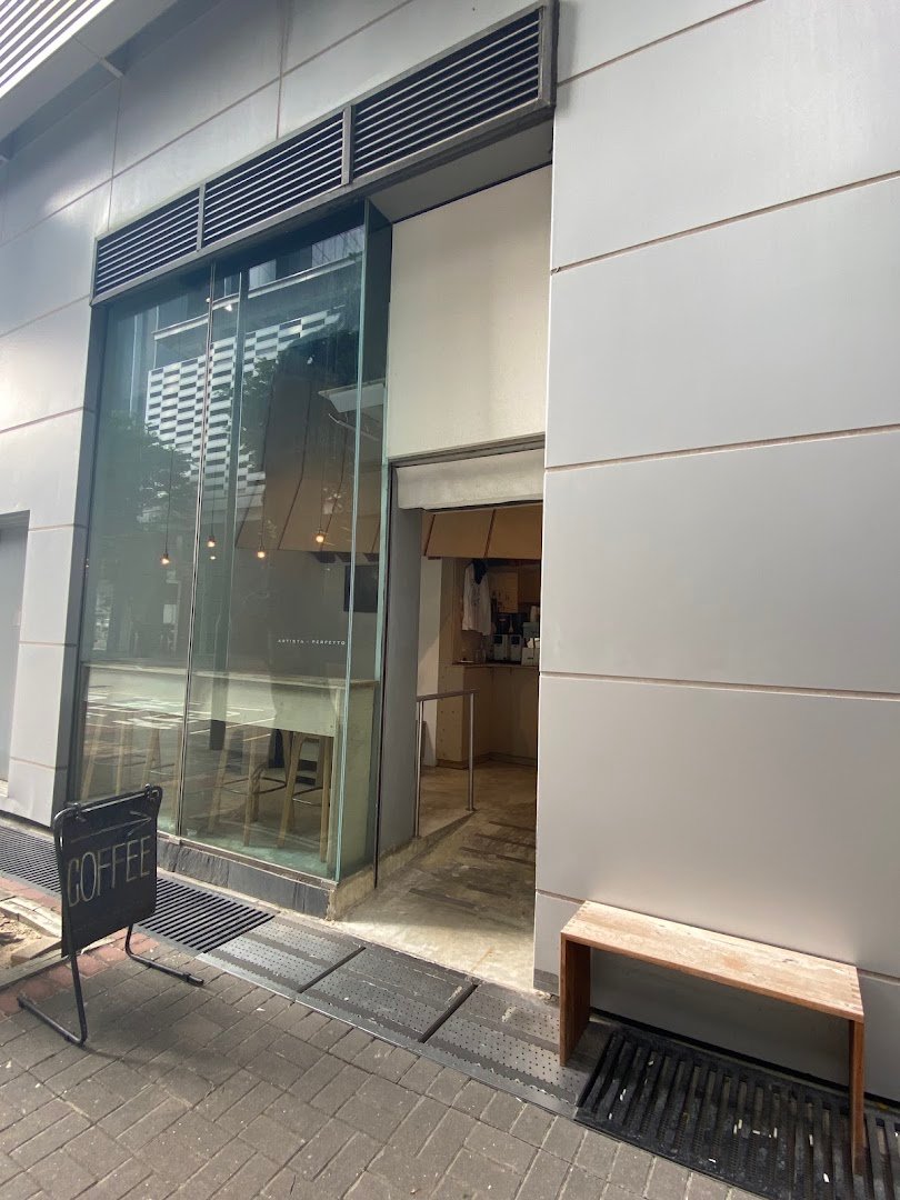 Storefront of ARTISTA PERFETTO, specialty coffee shop in Hong Kong