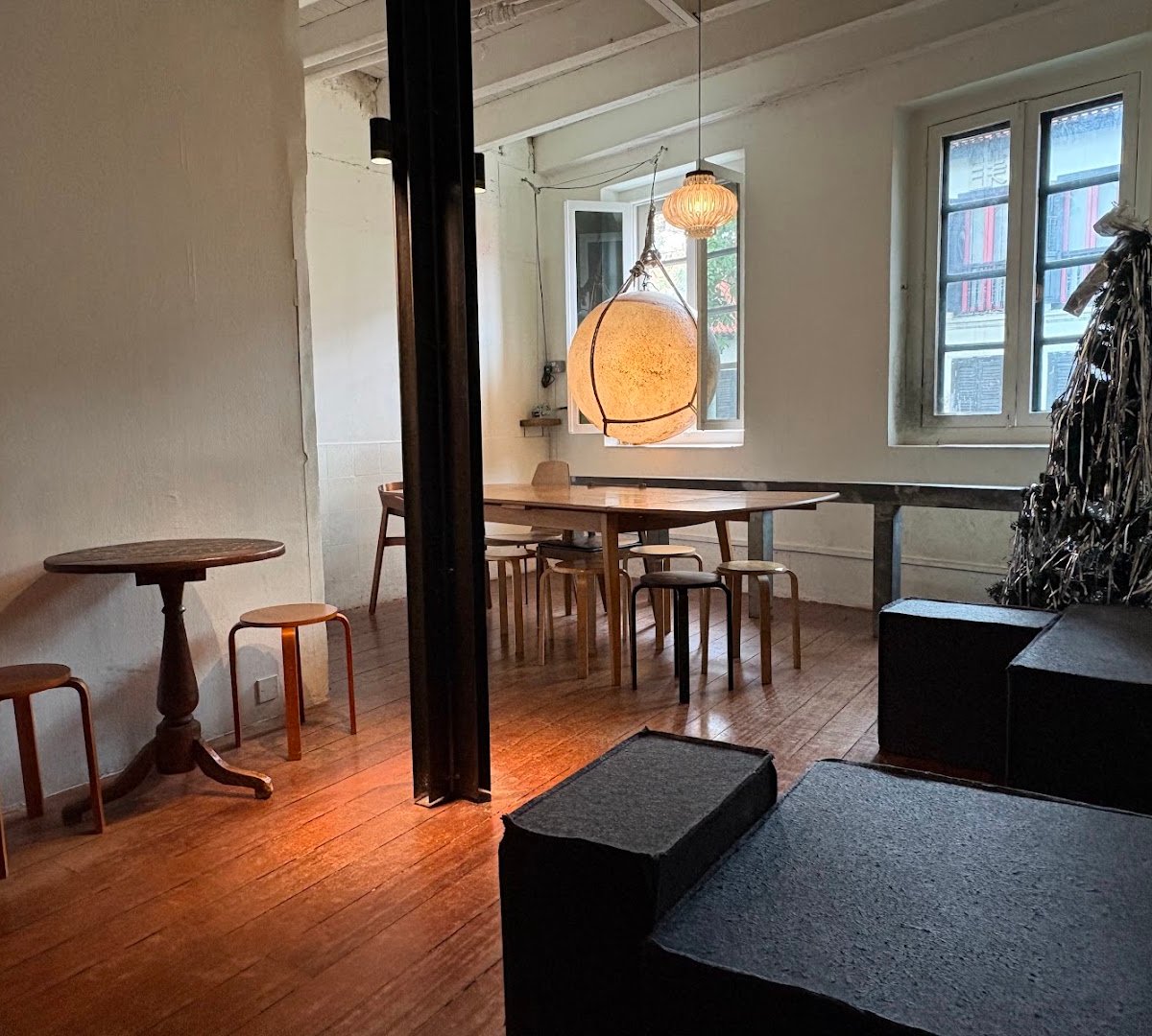 Interior of Ceres, specialty coffee shop in Singapore