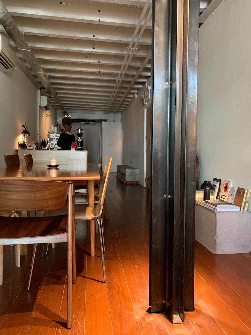 Interior of Ceres, specialty coffee shop in Singapore
