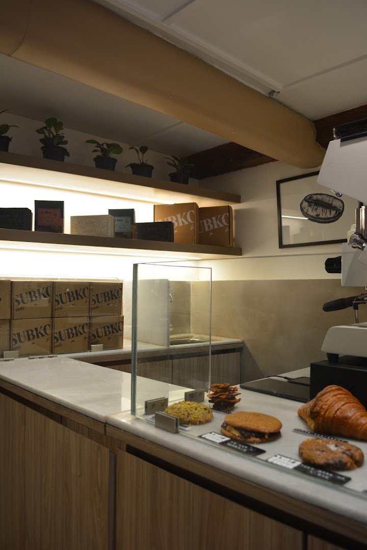 Interior of Subko Mini at Art and Charlie, specialty coffee shop in Mumbai