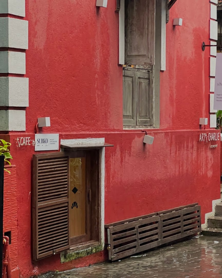 Storefront of Subko Mini at Art and Charlie, specialty coffee shop in Mumbai