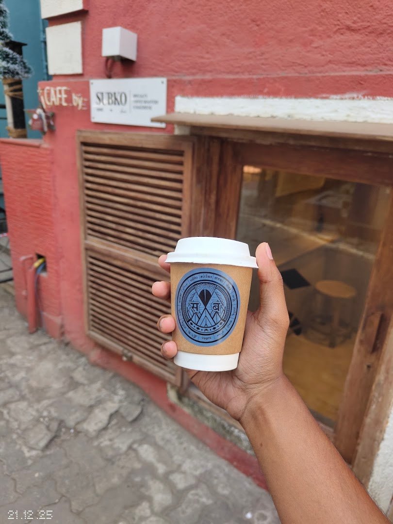Coffee at Subko Mini at Art and Charlie, specialty coffee shop in Mumbai