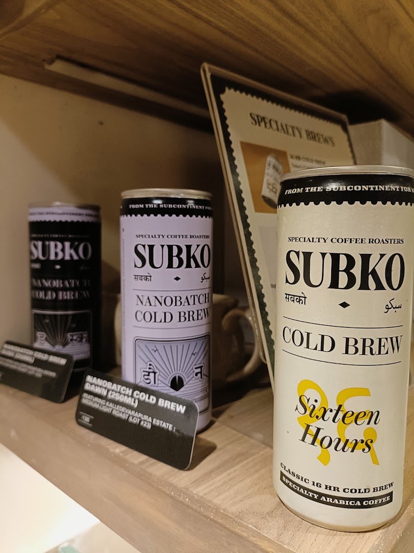 Coffee at Subko Mini at Art and Charlie, specialty coffee shop in Mumbai